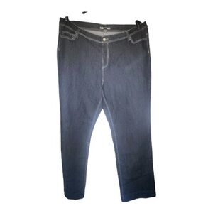 Ashley Stewart Dark Blue Straight Leg Jeans